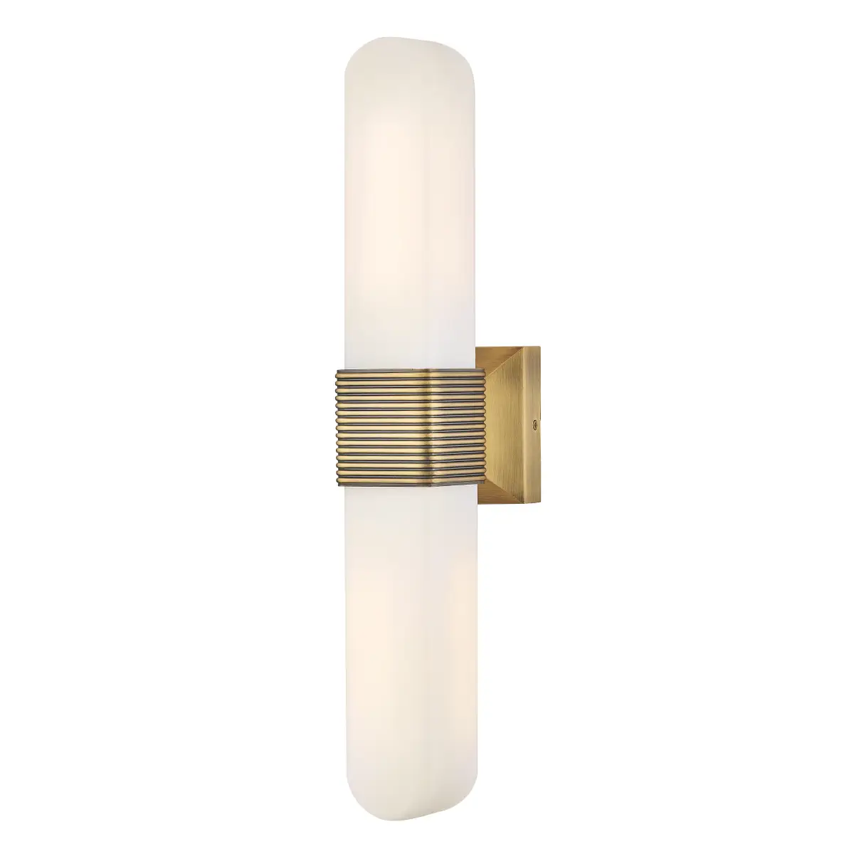 Product image of Cotes Brass LED Vanity Light with Opal Glass