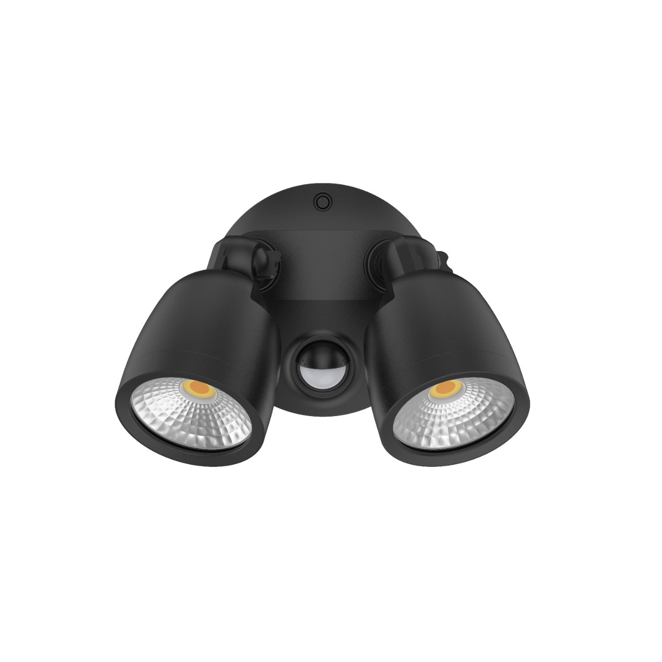 Product image of TUATARA-1 Black Twin LED Spot with Sensor
