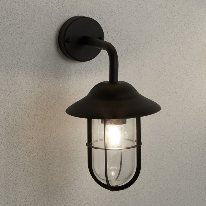 Davenport Wall Lantern Black