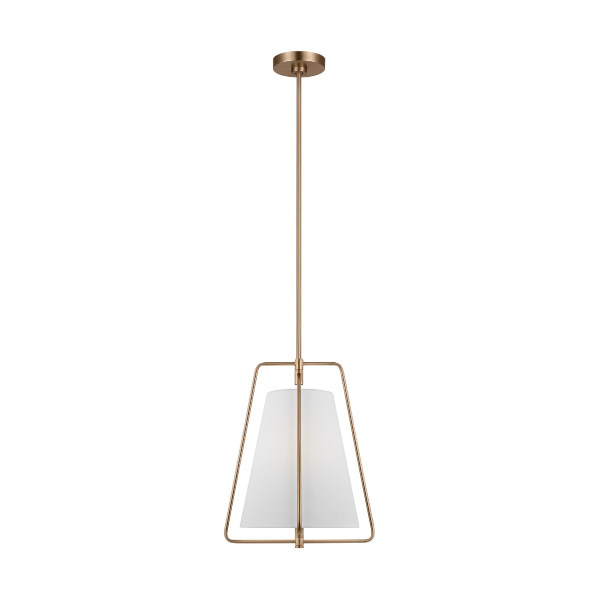 Allis 1 Light Pendant with Fabric Shade