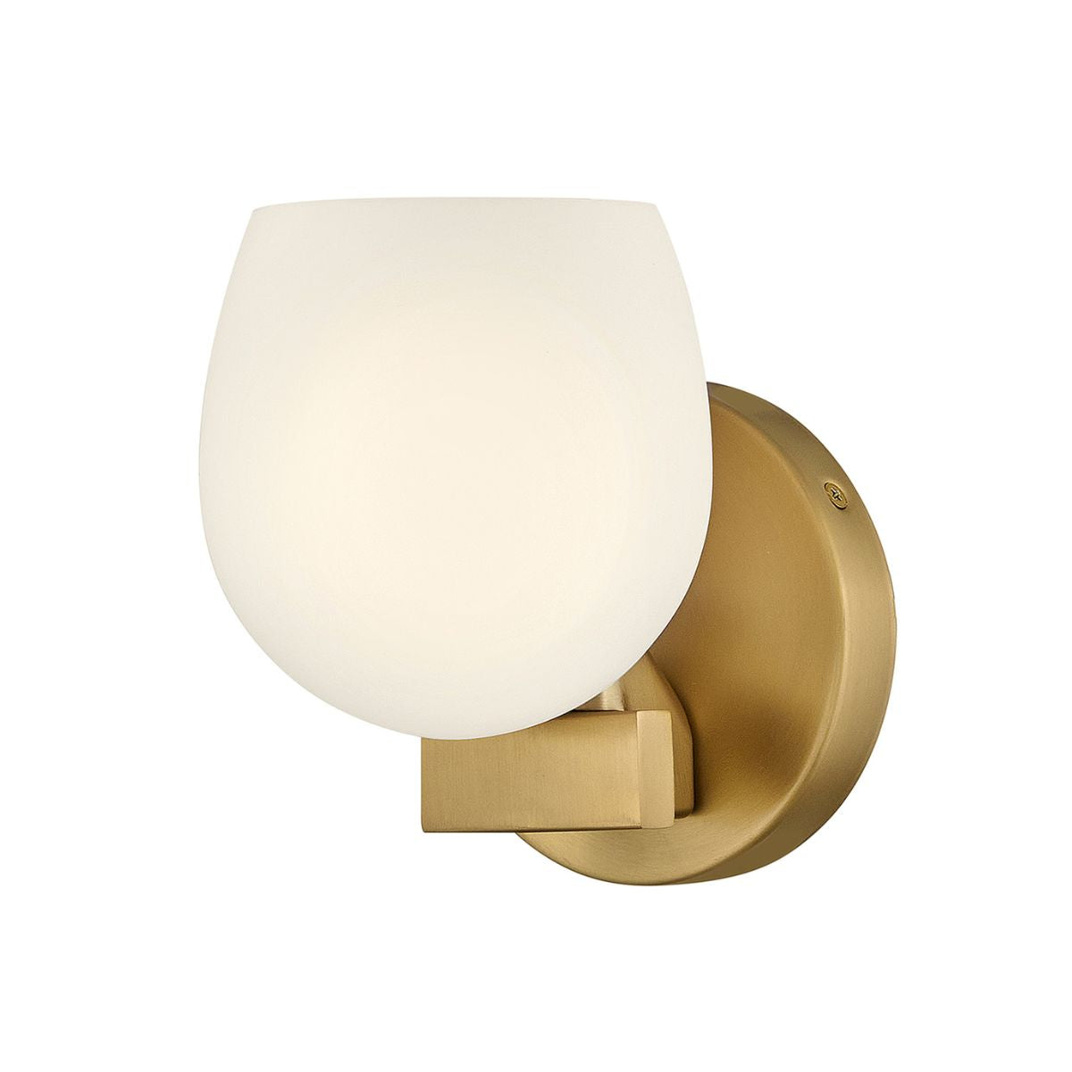 Product Image of 57020LCB-LL Mae Wall Light Brass with opal glass