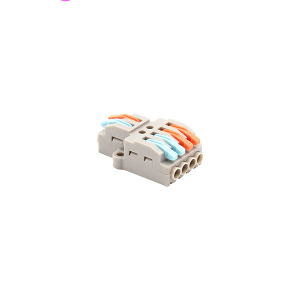 Product image of PP-222-2-4 Purple Plug Lever Connector 2 in 4 Out