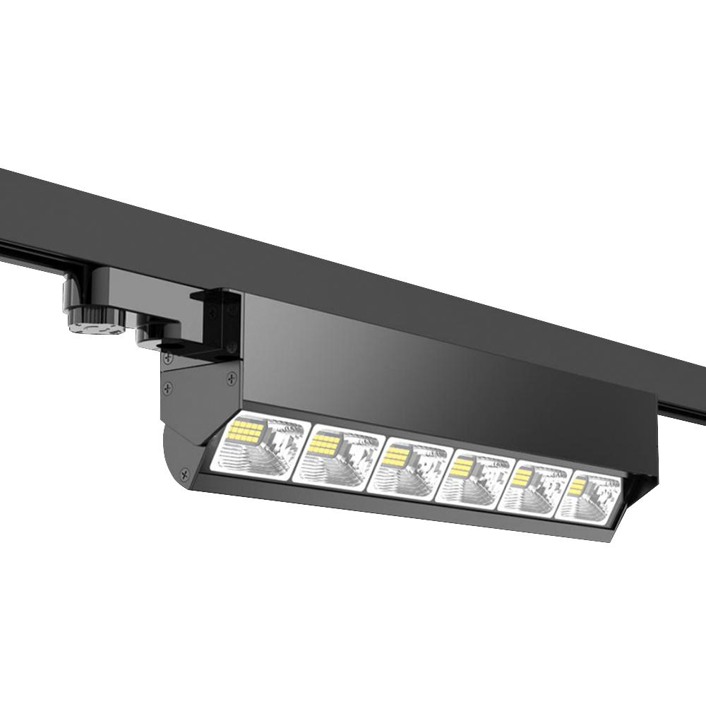 Product image of AM02-54W-BK Black 500mm long wall wash for 3-Circuit track