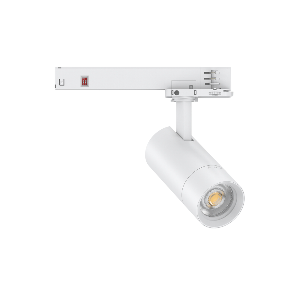Product image of HW148WH White 3 Circuit Track Spot with adjustable beam angle